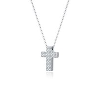 Necklace Brand Woman Faith in Steel Zircone 18NK016W - 18NK016W